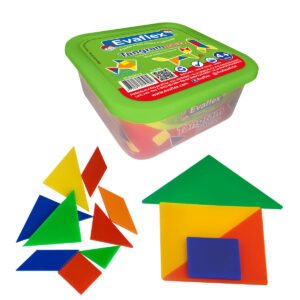 Tangram de plastico 5 juegos