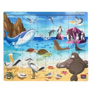 ANIMALES COSTA ROMPECABEZAS MADERA C/100