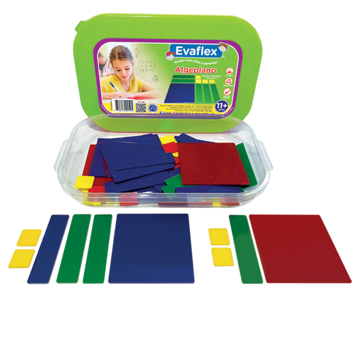 ALGEOPLANO C/96 PIEZAS + INSTRUCTIVO