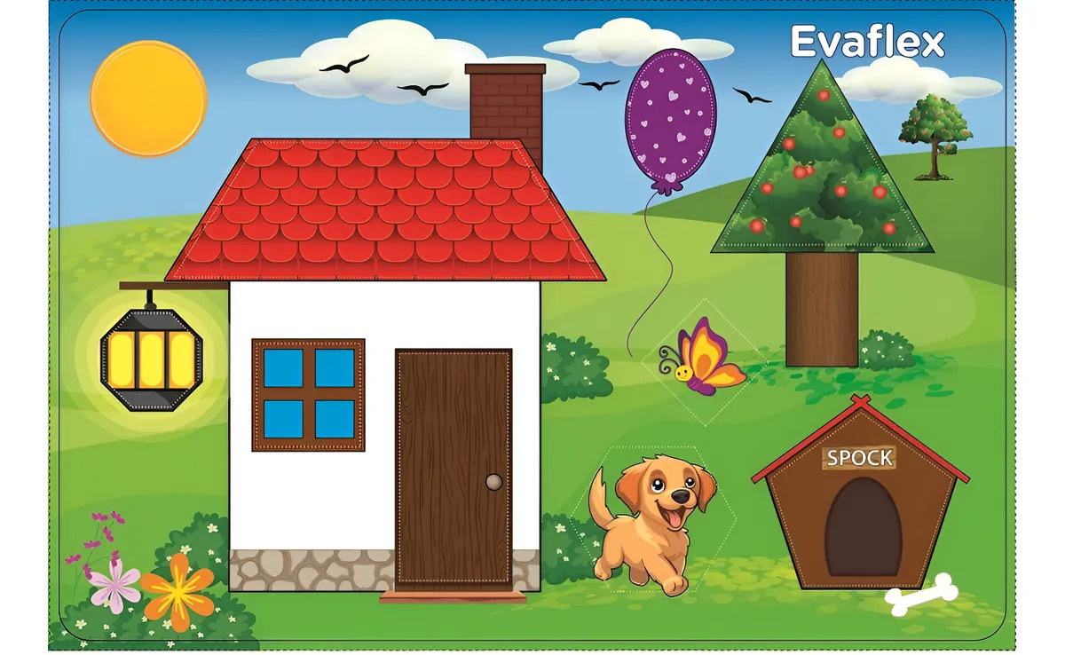 ENCAJE 10 PZS MI CASITA GEOMÉTRICA