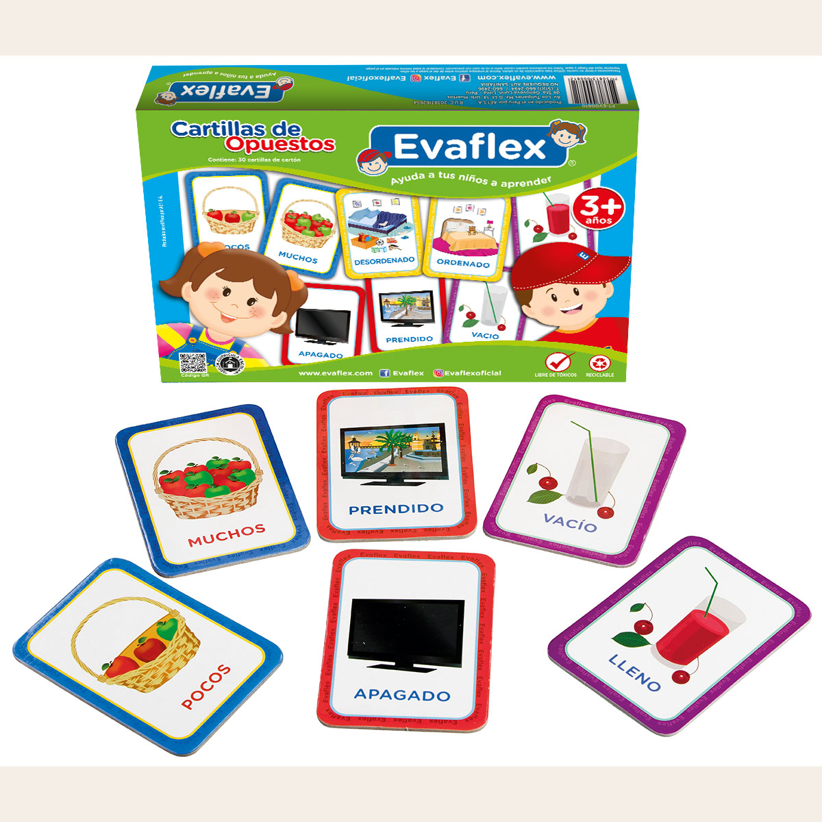 CARTILLAS DE OPUESTOS 12X8.5 C/30