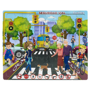 ROMPECABEZAS MADERA C/100 SEGURIDAD VIAL