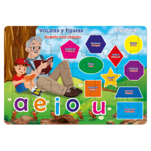 ROMPECABEZAS MADERA C/30 VOCALES FIGURAS