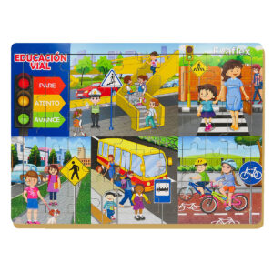 ROMPECABEZAS MADERA C/50 EDUCACION VIAL
