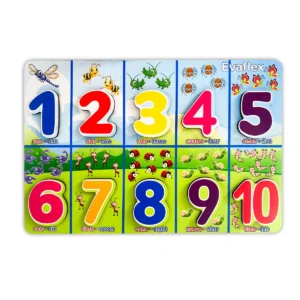 ENCAJE NUMEROS C/10 PZS