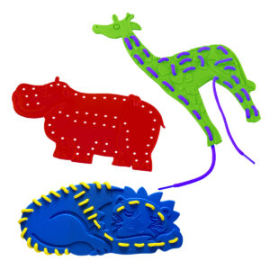 PASADO DE PLASTICO C/3 FIGURAS