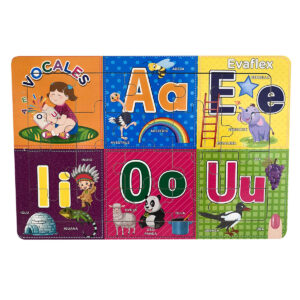 ROMPECABEZAS MADERA C/20 VOCALES IMÁGEN