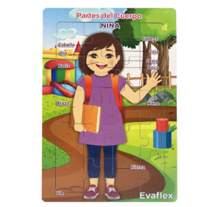 ROMPECABEZAS MADERA C/20 NIÑA PTE CUERPO