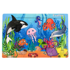 ROMPECABEZAS MADERA C/20 FONDO MARINO