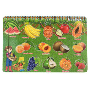 ROMPECABEZAS MADERA C/20 FRUTAS