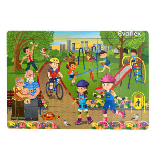 ROMPECABEZAS MADERA C/30 TARDE EN PARQUE