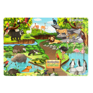 ROMPECABEZAS MADERA C/30 ZOOLÓGICO