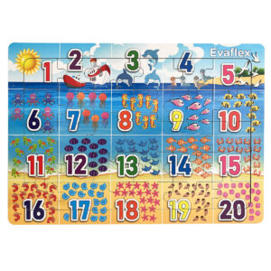 ROMPECABEZAS MADERA C/30 NUMEROS MARINOS