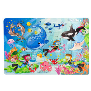 ROMPECABEZAS MADERA C/30 OCÉANO