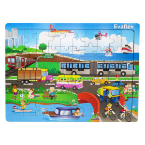 ROMPECABEZAS MADERA C/50 TRANSPORTES