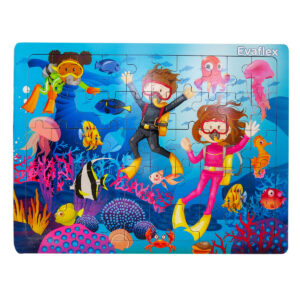 ROMPECABEZAS MADERA C/50 FONDO DEL MAR