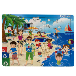 ROMPECABEZAS MADERA C/50 DIA DE PLAYA