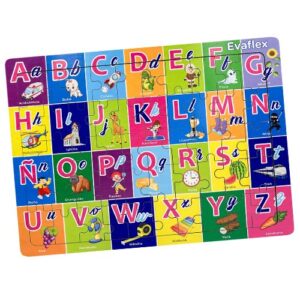 ROMPECABEZAS MADERA C/50 ABC PALABRAS