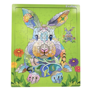 ROMPECABEZAS MADERA C/100 CONEJO MANDALA