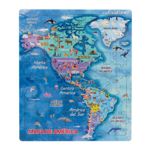 ROMPECABEZAS MADERA C/100 AMERICA