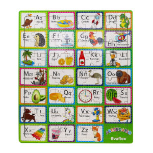 ROMPECABEZAS MADERA C/100 ABECED.COLORES