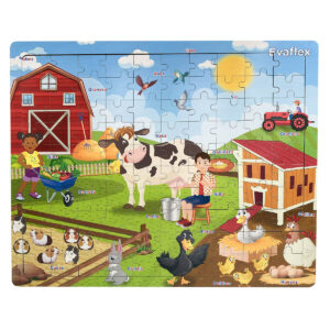 ROMPECABEZAS MADERA C/100 GRANJA