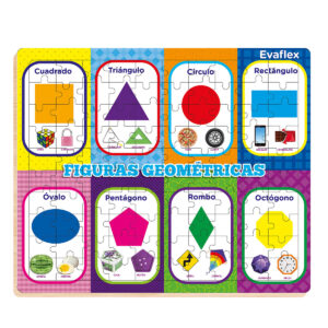ROMPECABEZAS MADERA C/100 FIG.GEOMETRICA