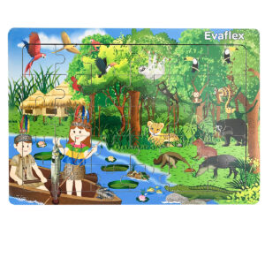 ROMPECABEZAS MADERA C/30 SELVA ANIMAL *