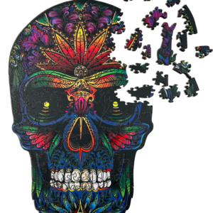 Rompecabezas de madera folk Calavera 400 pzs
