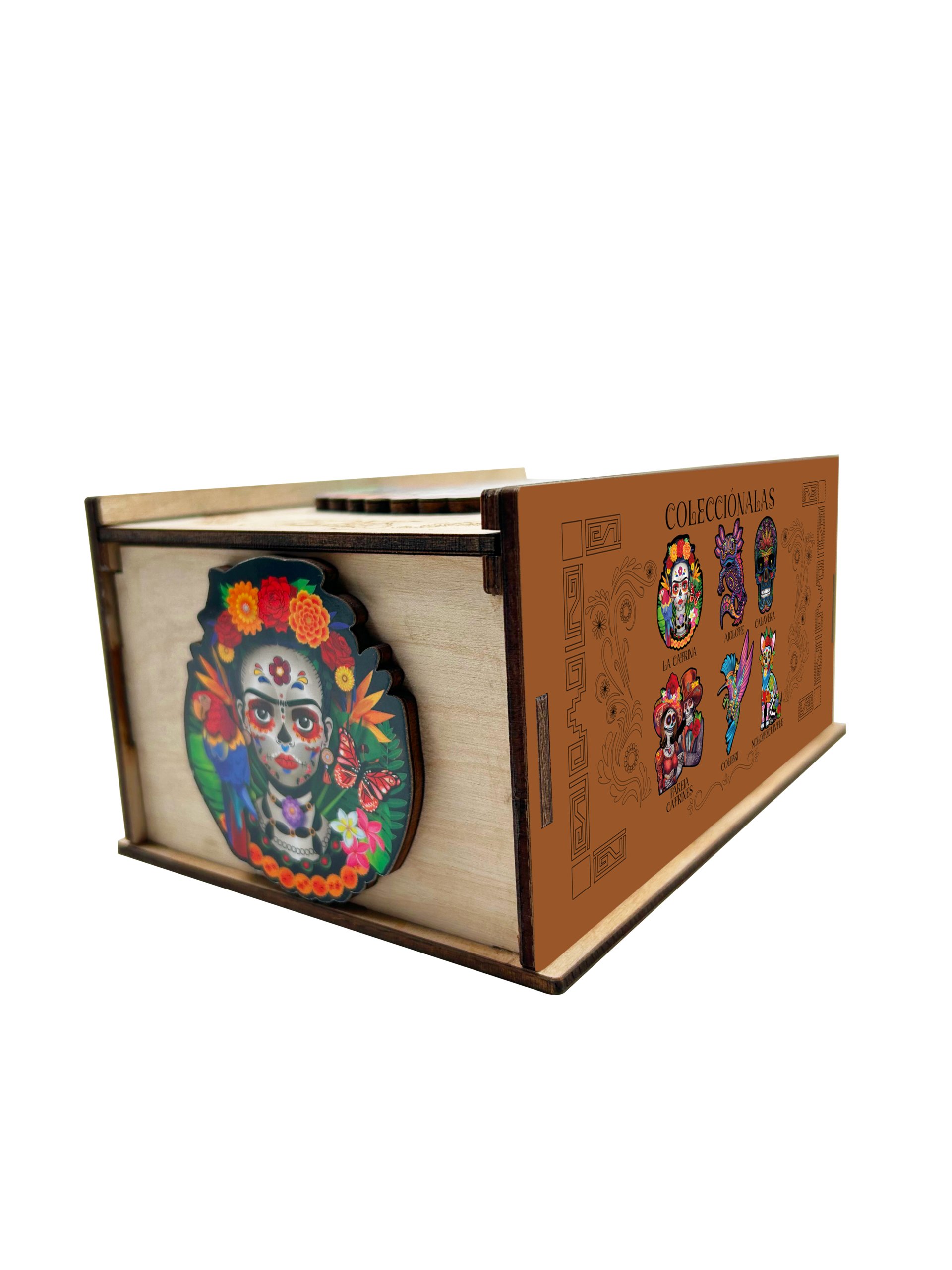 Rompecabezas de madera folk La Catrina 400 pzs - Imagen 4