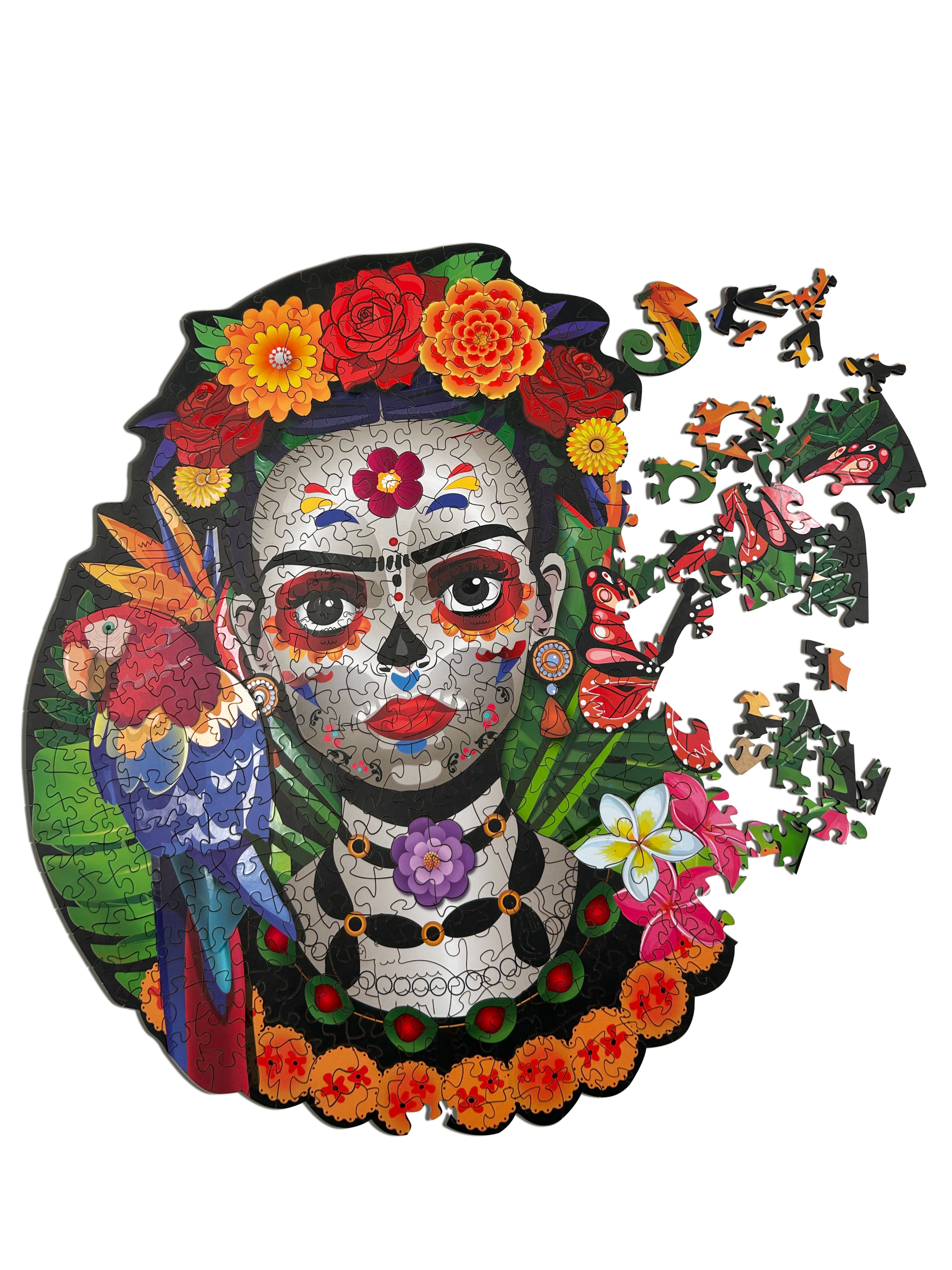 Rompecabezas de madera folk La Catrina 400 pzs